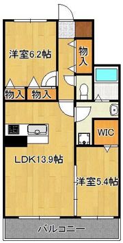 レジアス三ヶ森の間取り画像