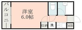 キャッスルマンションの間取り画像