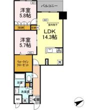 サンジョイアゼロの間取り画像