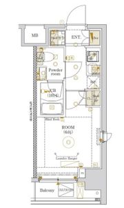 エストゥルース新小岩の間取り画像