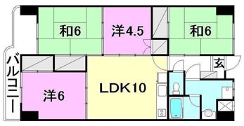 道後プラムヒルズの間取り画像