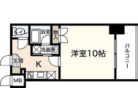 サムティレジデンス平和大通りの間取り画像