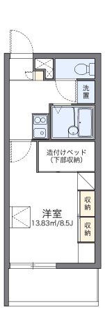 レオパレスYOGIの間取り画像