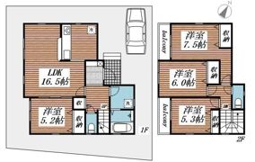 Sumai－to川越市的場03の間取り画像