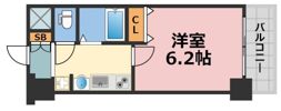 プレサンス心斎橋ザ・スタイルの間取り画像