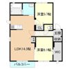 朝日ハイムBの間取り画像