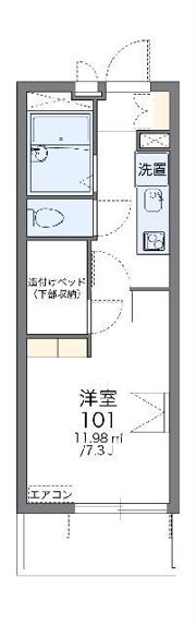 レオパレス南大塚の間取り画像