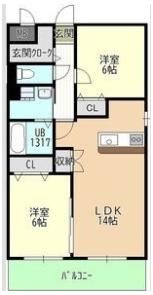 プルーリオンの間取り画像