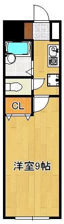 KMマンション産医大前の間取り画像