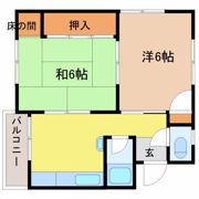 不動マンションの間取り画像