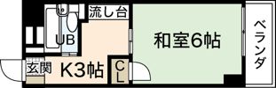 第55東白島ビルの間取り画像