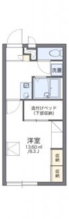レオパレス東香里の間取り画像