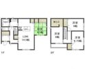 津島戸建貸家の間取り画像
