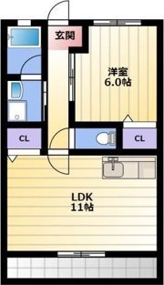 サンビュー新居Bの間取り画像