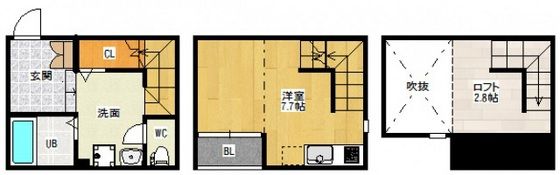 Duplest 十日市の間取り画像