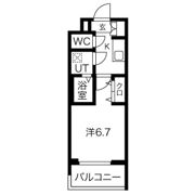 レジュールアッシュ九条の間取り画像