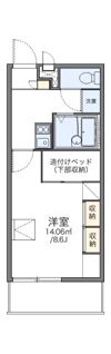 レオパレスプランタン参番館の間取り画像
