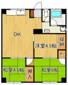 大浦コーポの間取り画像