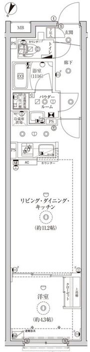 CREATIF池袋の間取り画像