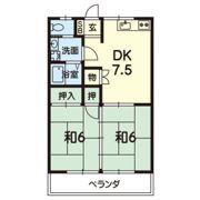 東郷ハイツの間取り画像