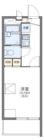 レオパレスセルサスⅡの間取り画像