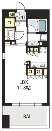 ガリレオ新町の間取り画像