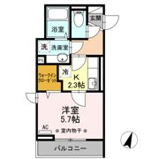 パレス国分寺の間取り画像