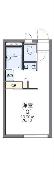 レオパレスFavorGroveの間取り画像