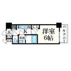 プレサンス心斎橋ブライトの間取り画像
