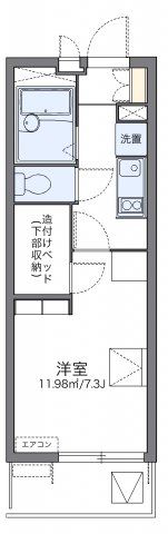 レオパレスラピスの間取り画像