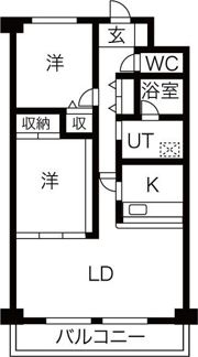 パシフィックマンションIIIの間取り画像