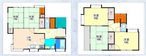 地御前北M借家の間取り画像