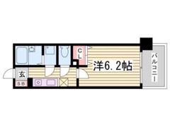 プレサンス新神戸の間取り画像