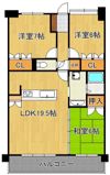 シャトレ大手町N棟の間取り画像