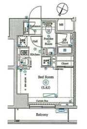 SHOKEN Residence 横浜伊勢佐木町の間取り画像