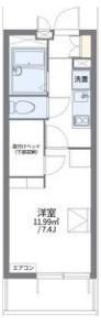 レオパレスラ ソワの間取り画像