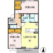 ホワイエ西川原の間取り画像