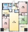 セレッソコート中之島の間取り画像