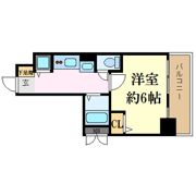 プレサンス心斎橋モデルノの間取り画像