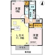 アレズⅠ番館の間取り画像
