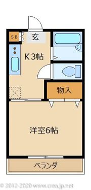 旭ハイツの間取り画像