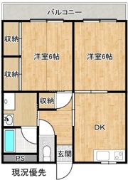 コーポかわかみの間取り画像