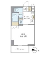 レクシード両国駅前の間取り画像