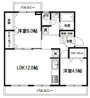 原田マンションの間取り画像