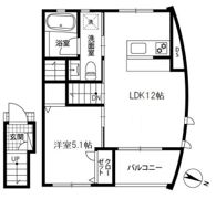 パラディ成城の間取り画像