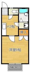 フローラルハイムIIIの間取り画像