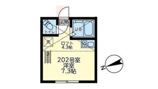 ユナイト追浜ローズウッドの間取り画像