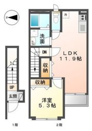 カーサ マローネの間取り画像
