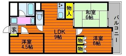 ふぁみーゆ旭川の間取り画像