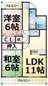 ヒル植田山の間取り画像